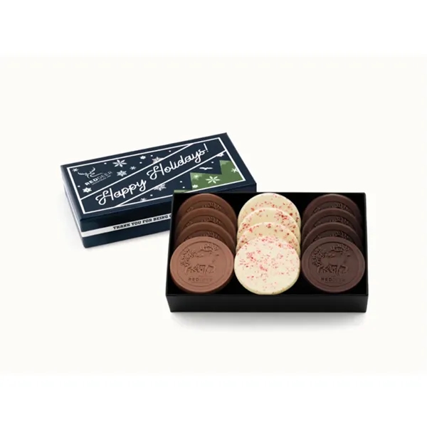 Custom chocolate cookies and customized box.... from ASI 44897 Chocolate Chocolate