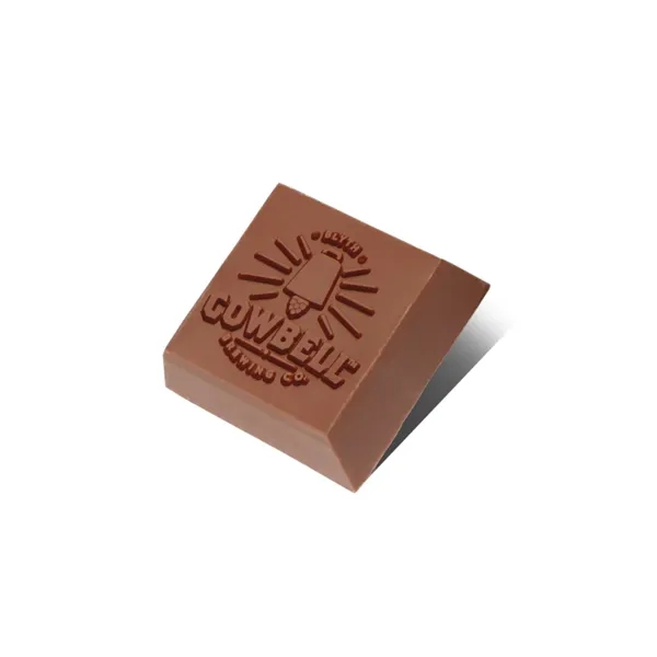 Custom engraved chocolate on bite-sized tasters.... from ASI 44897 Chocolate Chocolate