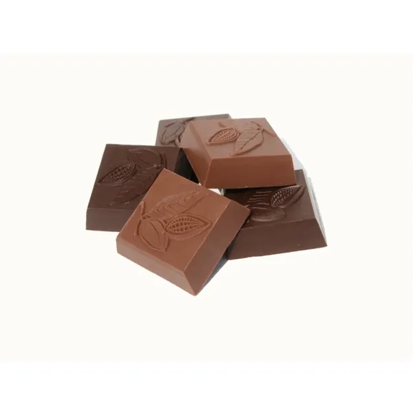 Custom engraved chocolate on bite-sized tasters.... from ASI 44897 Chocolate Chocolate