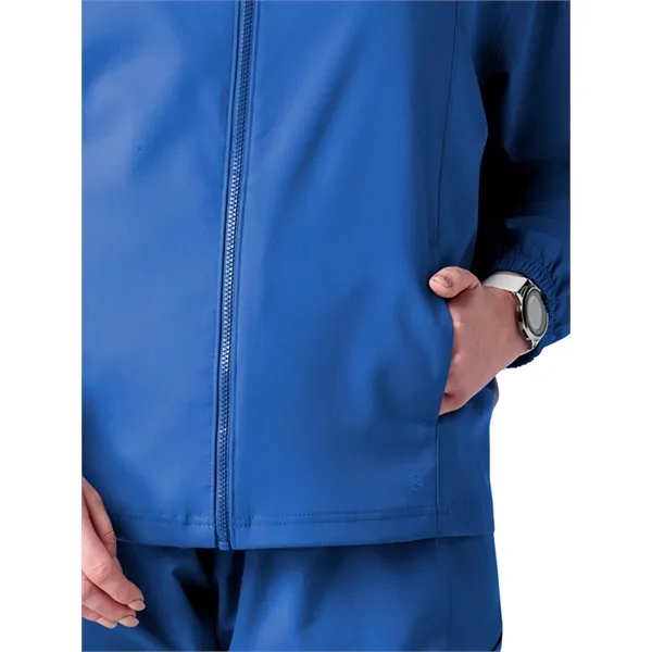 Meta Scrubs - Unisex 2-Pocket Zip Front Jacket... from ASI 86018 Scrub Authority / Uniform Stores