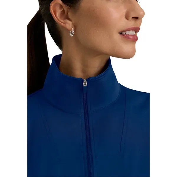 Barco - Grey's Anatomy Knit Stretch - Four Pocket Zip Fro...... from ASI 86018 Scrub Authority / Uniform Stores