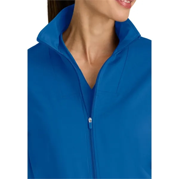 Barco - Grey's Anatomy Knit Stretch - Four Pocket Zip Fro...... from ASI 86018 Scrub Authority / Uniform Stores