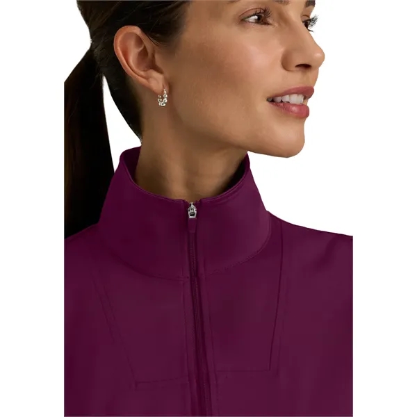 Barco - Grey's Anatomy Knit Stretch - Four Pocket Zip Fro...... from ASI 86018 Scrub Authority / Uniform Stores