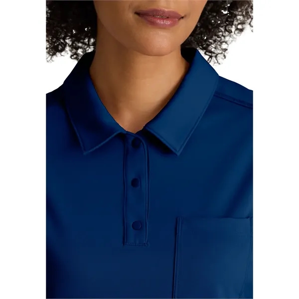 Barco - Grey's Anatomy Knit Stretch - One Pocket Polo Nec...... from ASI 86018 Scrub Authority / Uniform Stores