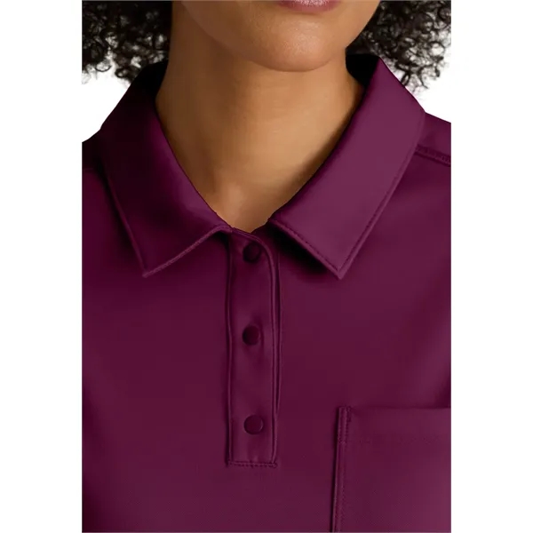 Barco - Grey's Anatomy Knit Stretch - One Pocket Polo Nec...... from ASI 86018 Scrub Authority / Uniform Stores