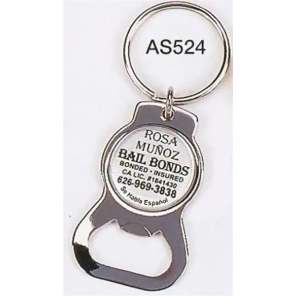 Bottle opener is available in two different colors.... from ASI 40610 Perry Blackburne Inc