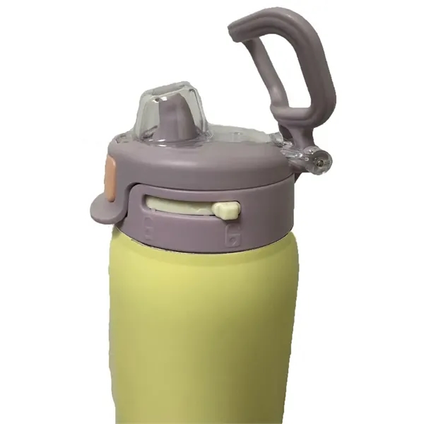 32 Oz. Stainless steel vacuum bottle with twist-on lid/spout... from ASI 36988 Artek USA Inc