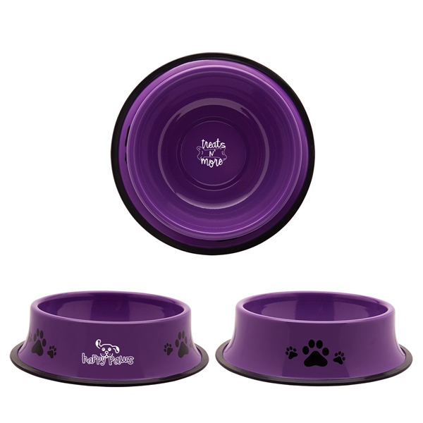 Stainless steel pet bowl that holds approximately 24 ounces.... from ASI 62190 Illini
