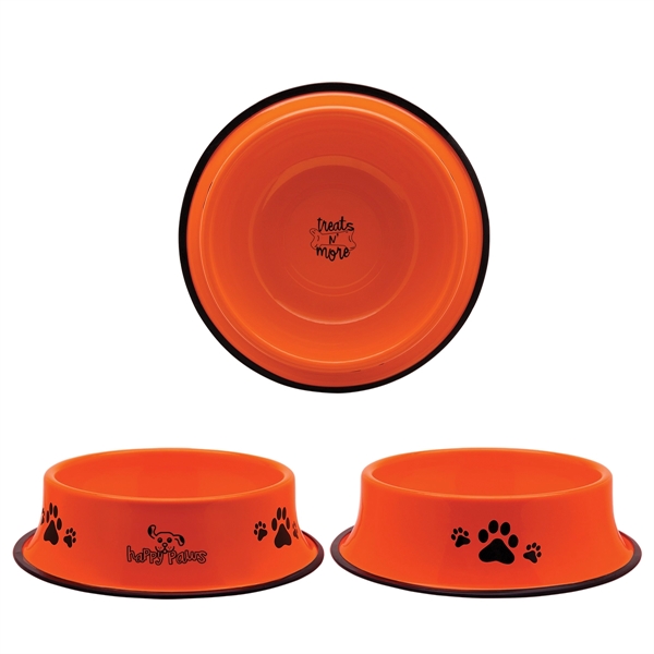 Stainless steel pet bowl that holds approximately 24 ounces.... from ASI 62190 Illini