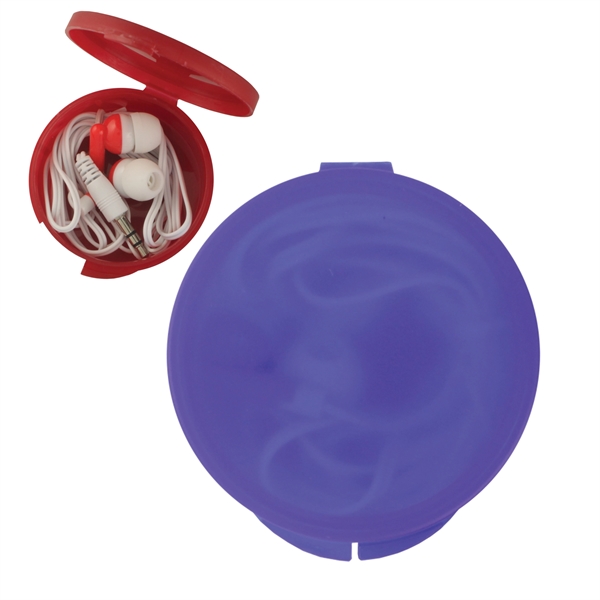 Earbuds in Round Case.... from ASI 93520 Ventura Inc