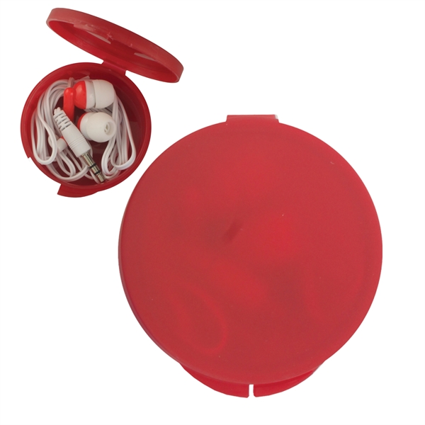 Earbuds in Round Case.... from ASI 93520 Ventura Inc