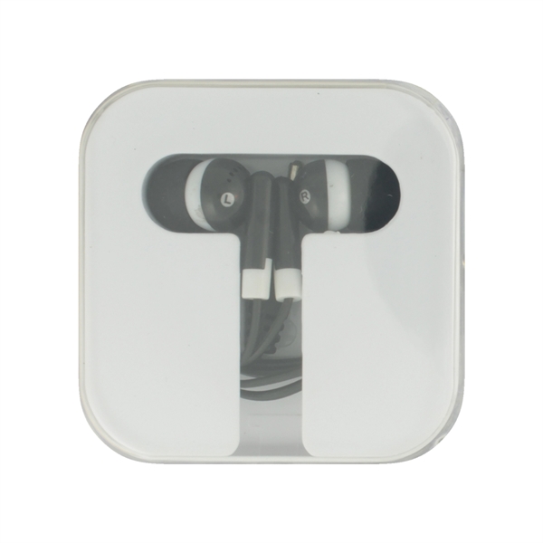 Earbuds in Square Caddy.... from ASI 93520 Ventura Inc