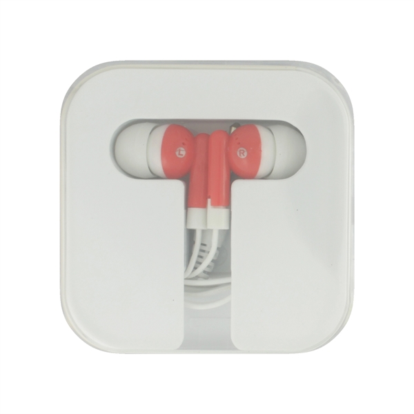 Earbuds in Square Caddy.... from ASI 93520 Ventura Inc