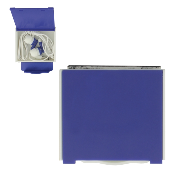 Earbuds in Case with Stand and Cleaner... from ASI 93520 Ventura Inc