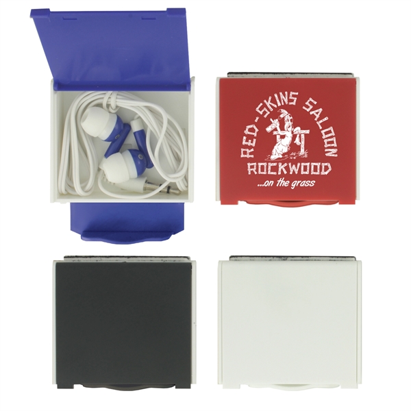 Earbuds in Case with Stand and Cleaner... from ASI 93520 Ventura Inc