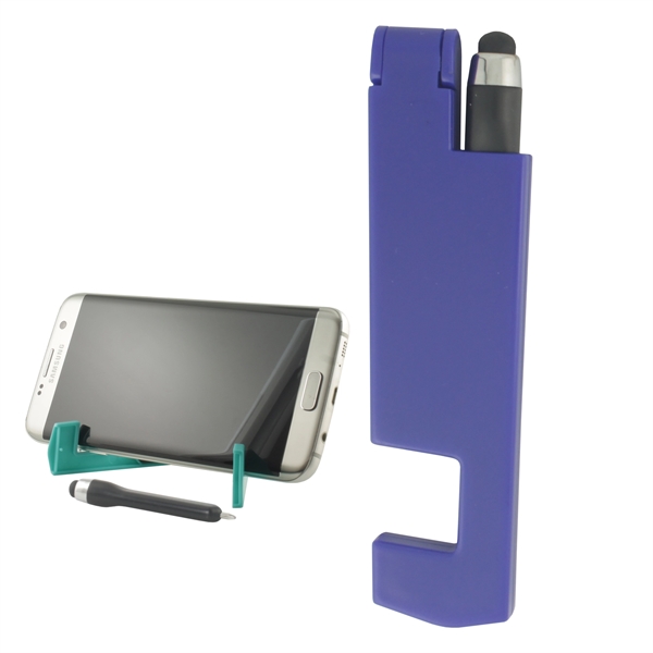 Foldable Phone and Tablet Holder with Stylus... from ASI 93520 Ventura Inc