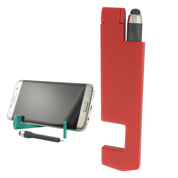 Foldable Phone and Tablet Holder with Stylus... from ASI 93520 Ventura Inc
