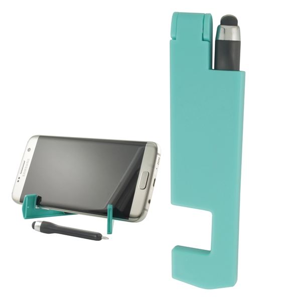 Foldable Phone and Tablet Holder with Stylus... from ASI 93520 Ventura Inc