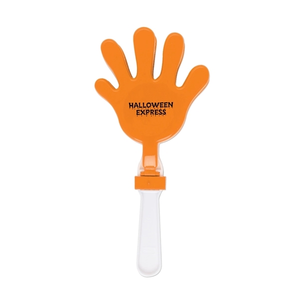 7" plastic hand clackers with room for a custom imprint.... from ASI 98360 WOWLine / WOWLine®
