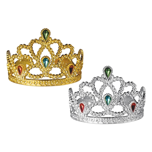 Adult sized jewel tiaras; sold as an assortment of 12 per... from ASI 98360 WOWLine / WOWLine®