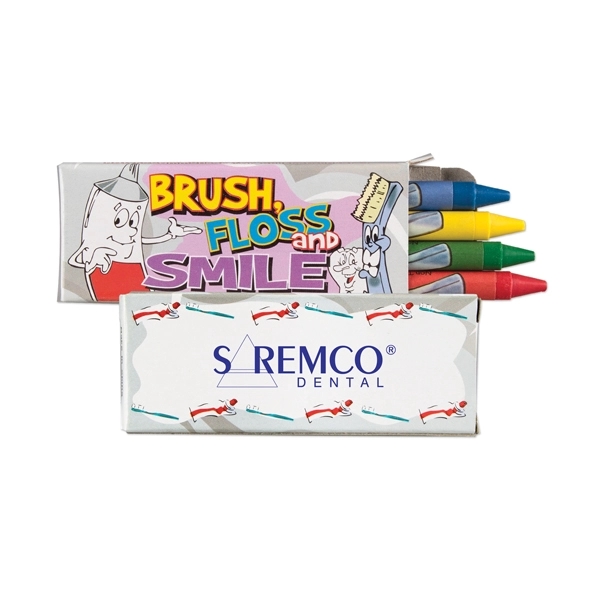 4 pack of dental themed non-toxic crayons.... from ASI 98360 WOWLine / WOWLine®