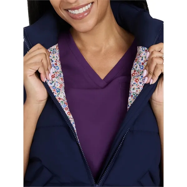 Essentials - Women's Two-Pocket Puffer Vest... from ASI 86018 Scrub Authority / Uniform Stores