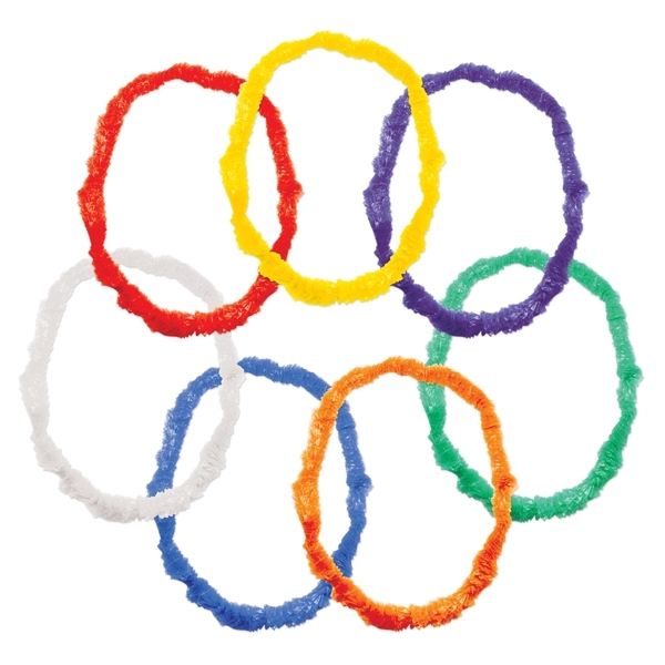 33" plastic Hawaiian leis. Blank.... from ASI 98360 WOWLine / WOWLine®