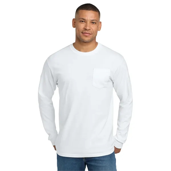 COMFORT COLORS Heavyweight Ring Spun Long Sleeve Pocket Tee.... from ASI 84863 SanMar