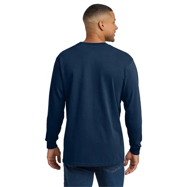 COMFORT COLORS Heavyweight Ring Spun Long Sleeve Pocket Tee.... from ASI 84863 SanMar