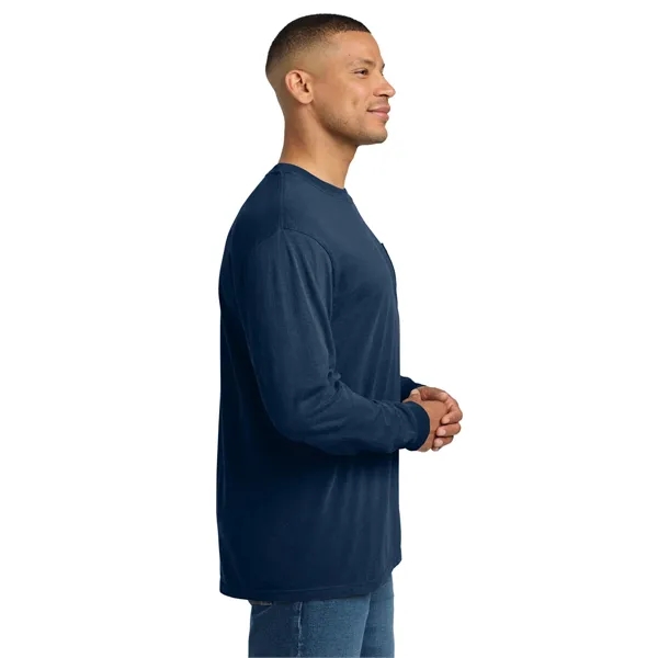 COMFORT COLORS Heavyweight Ring Spun Long Sleeve Pocket Tee.... from ASI 84863 SanMar