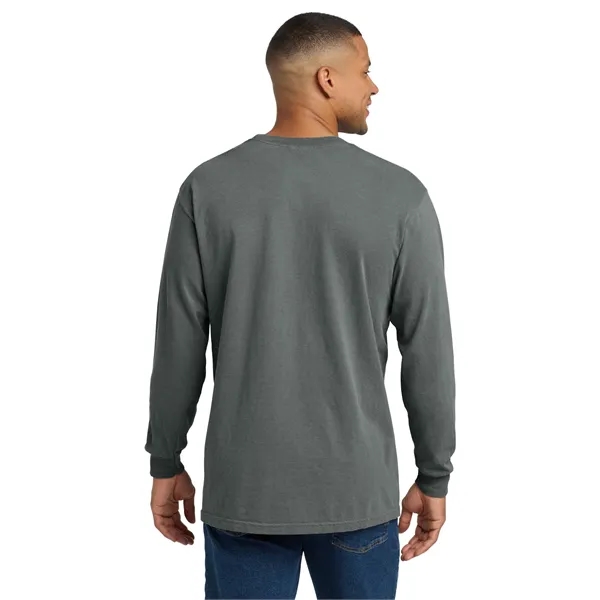 COMFORT COLORS Heavyweight Ring Spun Long Sleeve Pocket Tee.... from ASI 84863 SanMar