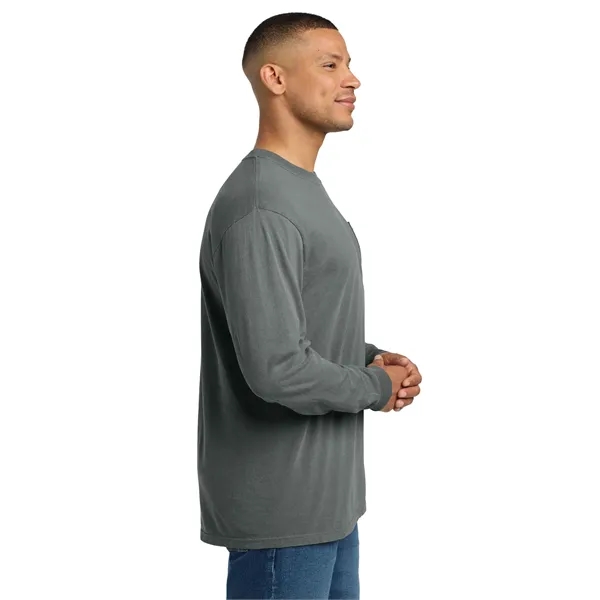 COMFORT COLORS Heavyweight Ring Spun Long Sleeve Pocket Tee.... from ASI 84863 SanMar