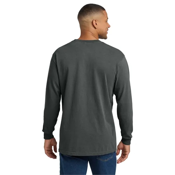 COMFORT COLORS Heavyweight Ring Spun Long Sleeve Pocket Tee.... from ASI 84863 SanMar