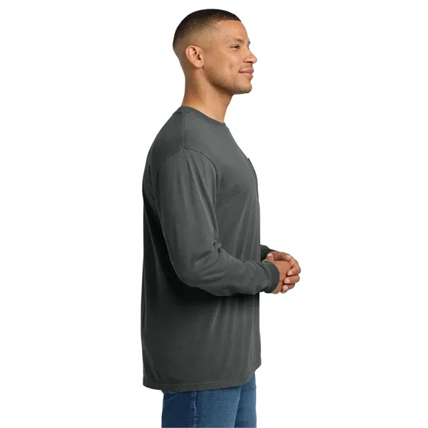 COMFORT COLORS Heavyweight Ring Spun Long Sleeve Pocket Tee.... from ASI 84863 SanMar