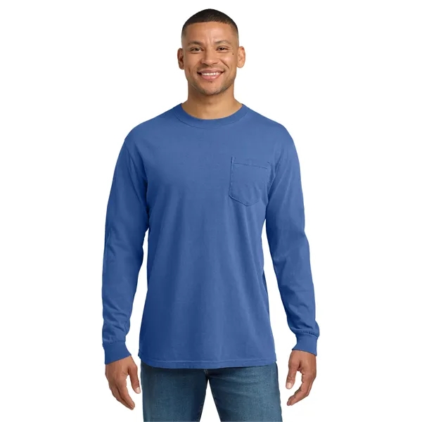 COMFORT COLORS Heavyweight Ring Spun Long Sleeve Pocket Tee.... from ASI 84863 SanMar