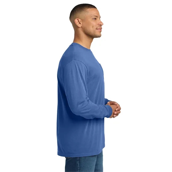 COMFORT COLORS Heavyweight Ring Spun Long Sleeve Pocket Tee.... from ASI 84863 SanMar