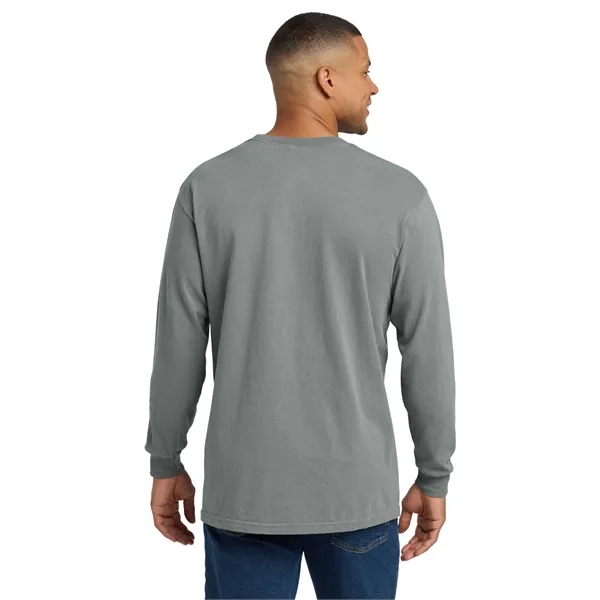 COMFORT COLORS Heavyweight Ring Spun Long Sleeve Pocket Tee.... from ASI 84863 SanMar