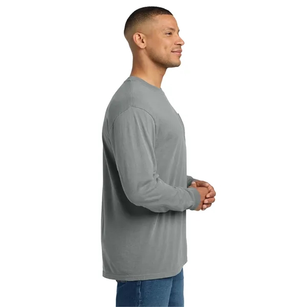 COMFORT COLORS Heavyweight Ring Spun Long Sleeve Pocket Tee.... from ASI 84863 SanMar
