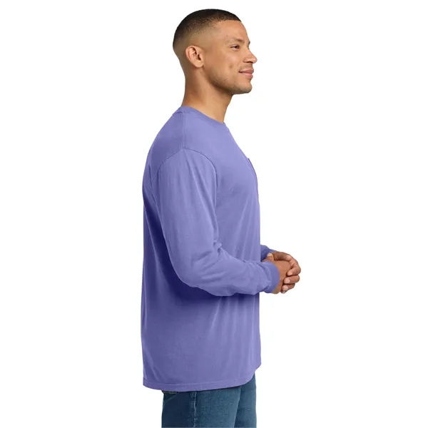 COMFORT COLORS Heavyweight Ring Spun Long Sleeve Pocket Tee.... from ASI 84863 SanMar