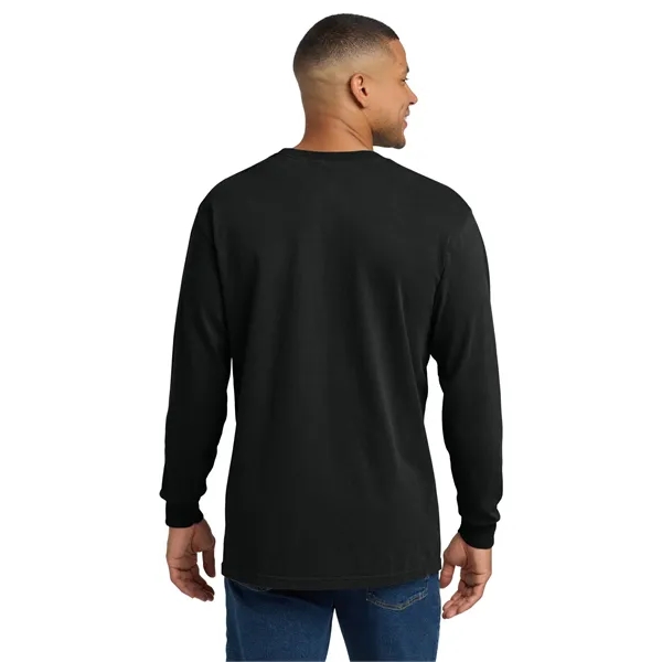 COMFORT COLORS Heavyweight Ring Spun Long Sleeve Pocket Tee.... from ASI 84863 SanMar