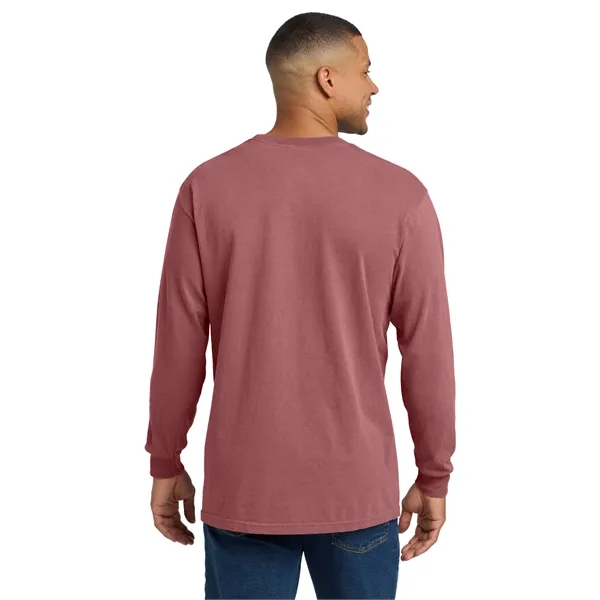 COMFORT COLORS Heavyweight Ring Spun Long Sleeve Pocket Tee.... from ASI 84863 SanMar