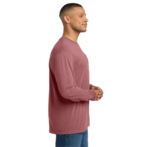 COMFORT COLORS Heavyweight Ring Spun Long Sleeve Pocket Tee.... from ASI 84863 SanMar
