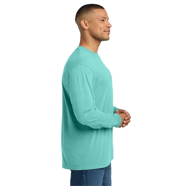 COMFORT COLORS Heavyweight Ring Spun Long Sleeve Pocket Tee.... from ASI 84863 SanMar