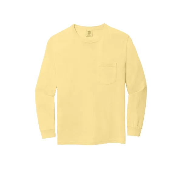 COMFORT COLORS Heavyweight Ring Spun Long Sleeve Pocket Tee.... from ASI 84863 SanMar