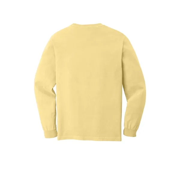 COMFORT COLORS Heavyweight Ring Spun Long Sleeve Pocket Tee.... from ASI 84863 SanMar