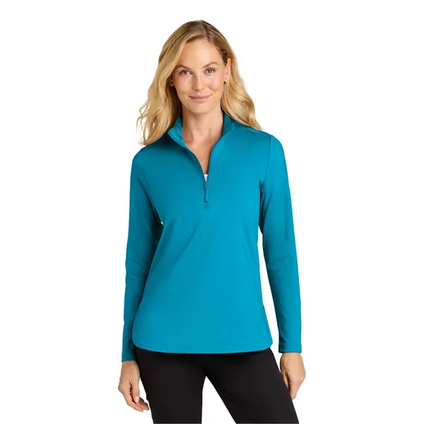 Port Authority Ladies C-FREE Double Knit 1/4-Zip... from ASI 84863 SanMar