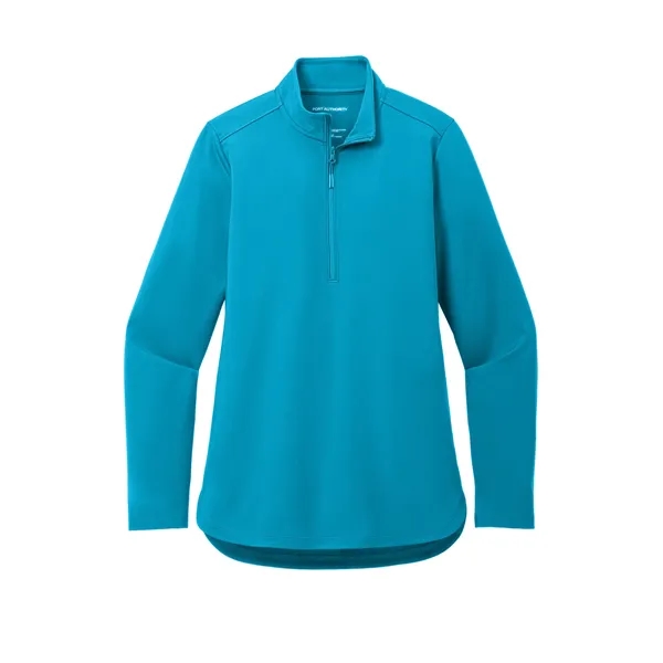 Port Authority Ladies C-FREE Double Knit 1/4-Zip... from ASI 84863 SanMar