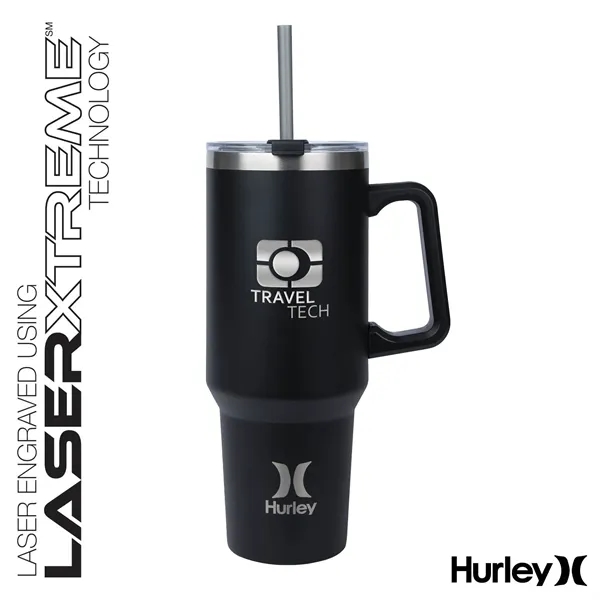 Hurley® Oasis 40 oz. Vacuum Insulated Travel Mug... from ASI 67866 Logomark/Valumark