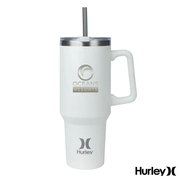 Hurley® Oasis 40 oz. Vacuum Insulated Travel Mug... from ASI 67866 Logomark/Valumark
