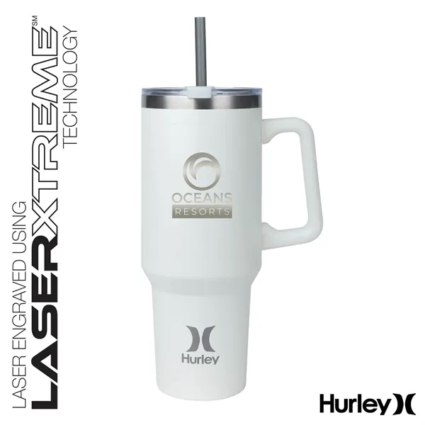Hurley® Oasis 40 oz. Vacuum Insulated Travel Mug... from ASI 67866 Logomark/Valumark